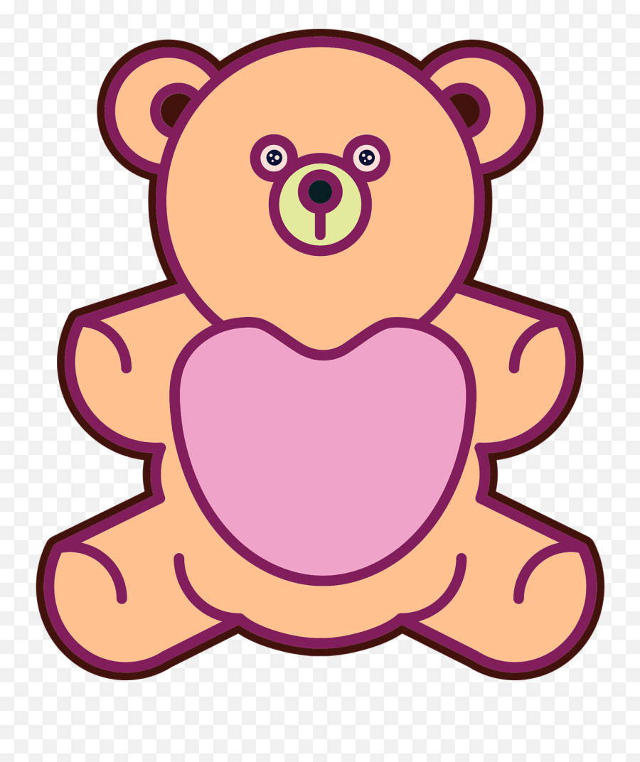 Teddy Bear Cartoon - Free Vector Graphic On Pixabay Emoji,Baby Bear Png