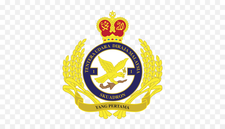 No 1 Squadron Royal Malaysian Air Force - Arms Crest Of Emoji,Air Force Logo Vector
