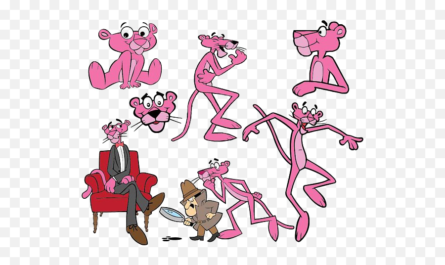 The Pink Panther Transparent Background Png Png Arts Emoji,Pink Panther Clipart