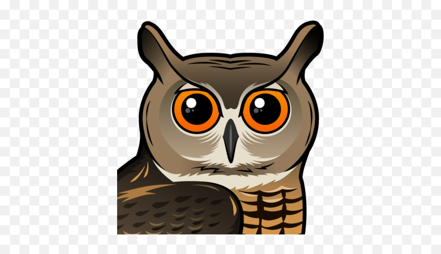 Cute Eurasian Eagle - Owl By Birdorable U003c Meet The Birds Emoji,Owl Eyes Clipart