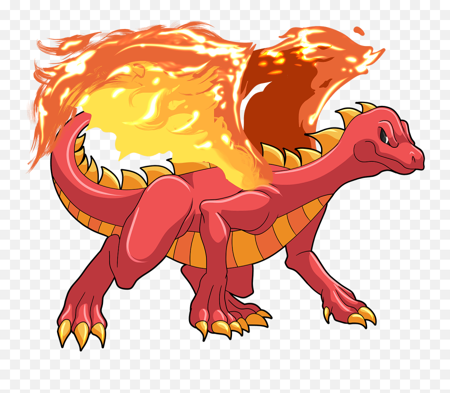 A Fire Spitting Dragon Peakd Emoji,Spit Clipart