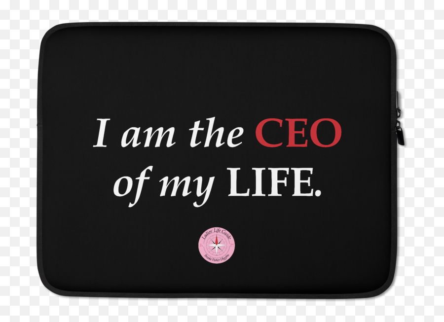 Llg Quote Ceolife 2 Sizes And Colors Laptop Sleeves W Emoji,Ceo Logo