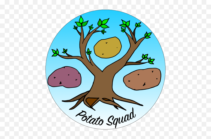 Potato Squad U2013 U201ctogether We Are The Core Of The Change We Emoji,Tune Squad Logo