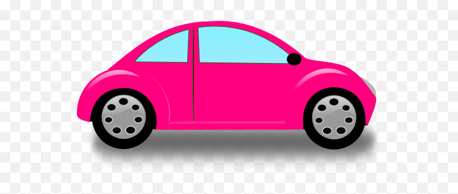 Pink Volkswagon 2 Clip Art At Clkercom - Vector Clip Art Transparent Pink Car Clipart Emoji,Pink Clipart