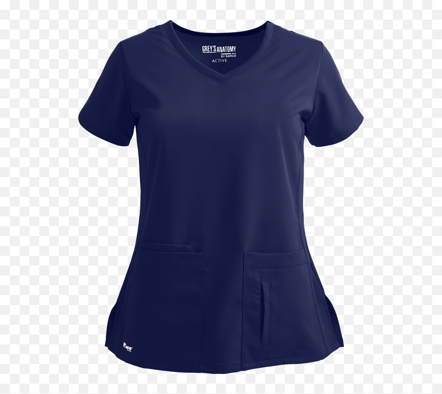 Anatomy 41423 Modern Fit Scrub Top - V Neck Shirt Emoji,Greys Anatomy Logo