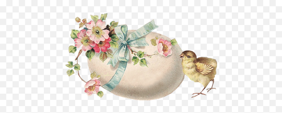 Download Hd Vintage Easter Png Photo - Sweet Easter Good Morning Emoji,Easter Png