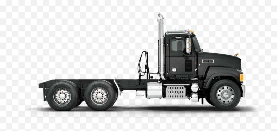 Mack Trucks - Semi Dump Truck Side View Emoji,Mack Truck Logo