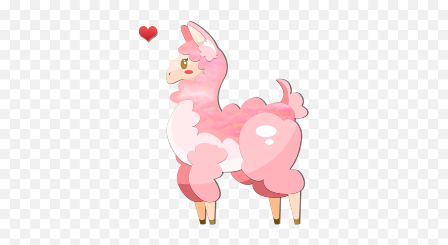 Pink Llama Transparent Transparent - Fictional Character Emoji,Llama Clipart Free
