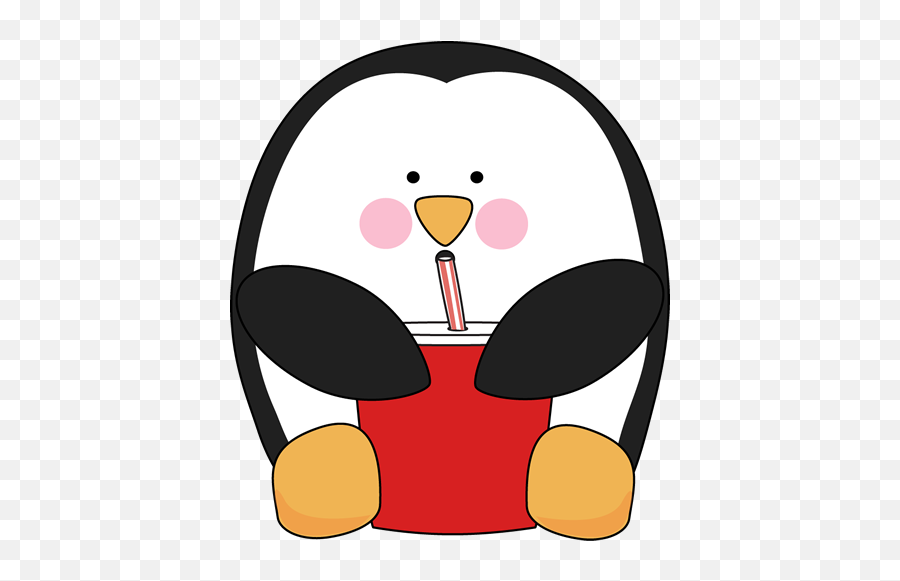 Penguin Clip Art - Penguin Images Cute Drinking Clipart Emoji,Cute Clipart