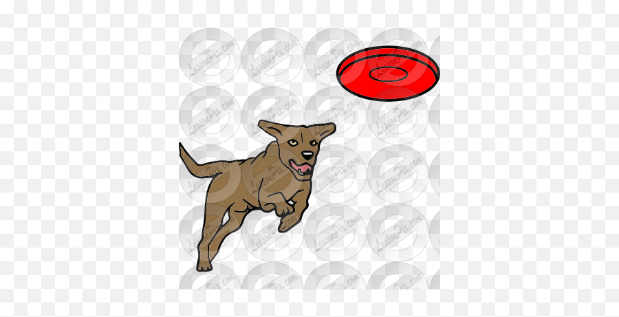 Chase Picture For Classroom Therapy Use - Great Chase Clipart Dog Supply Emoji,Frisbee Clipart