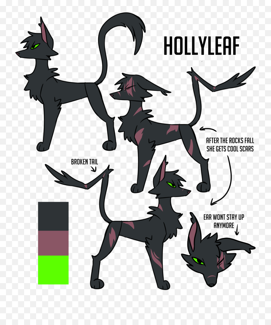 Hollylead Ref For Cabinet Man After The Tunnel Collapses - Draikinator Warrior Cats Hollyleaf Emoji,Warrior Cats Logo