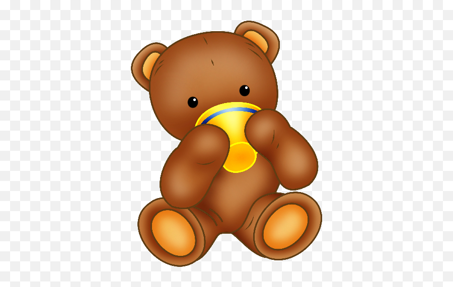 Bears With Flowers - Cute Bears Clipart Soft Emoji,Brown Bear Clipart