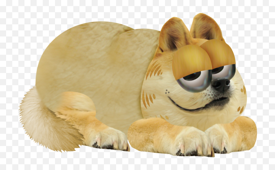 Garfield Doge Png Garfield Doge Png Rdogelore Ironic - Doge Memes Garfield Emoji,Garfield Png