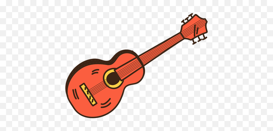 Guitar Hippie Doodle - Transparent Png U0026 Svg Vector File Colourful Guitar Doodle Pdf Emoji,Acoustic Guitar Png