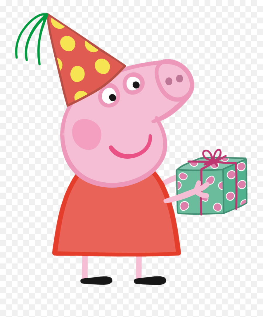 Peppa Pig Birthday Png 109 Images In C 851301 - Png Peppa Pig Birthday Png Emoji,Birthday Hat Png