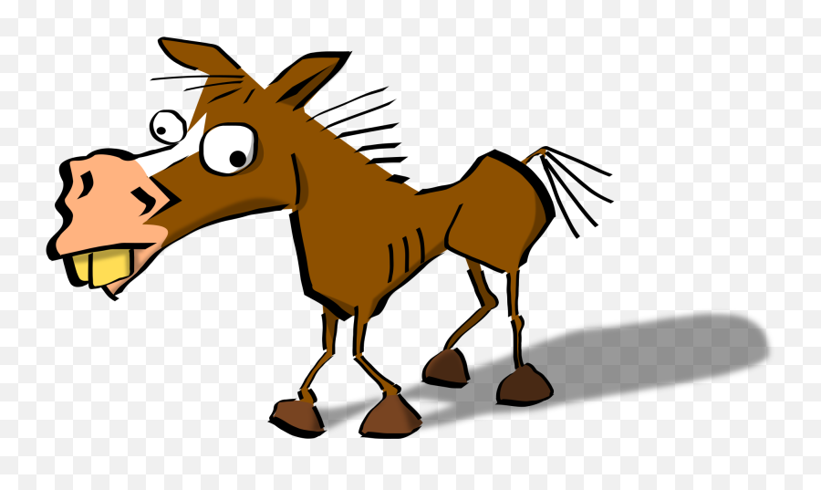 Horse Head Clip Art Free Vector In Open - Horse Clipart Funny Emoji,Horse Clipart