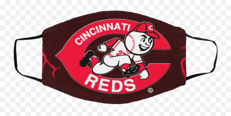 Cincinnati Reds Face Mask - Logo Png Cincinnati Reds Emoji,Cincinnati Reds Logo