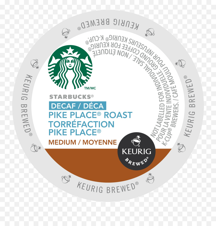 Starbucks - Decaf Pike Place Roast Coffee Emoji,Starbucks Logo 1971