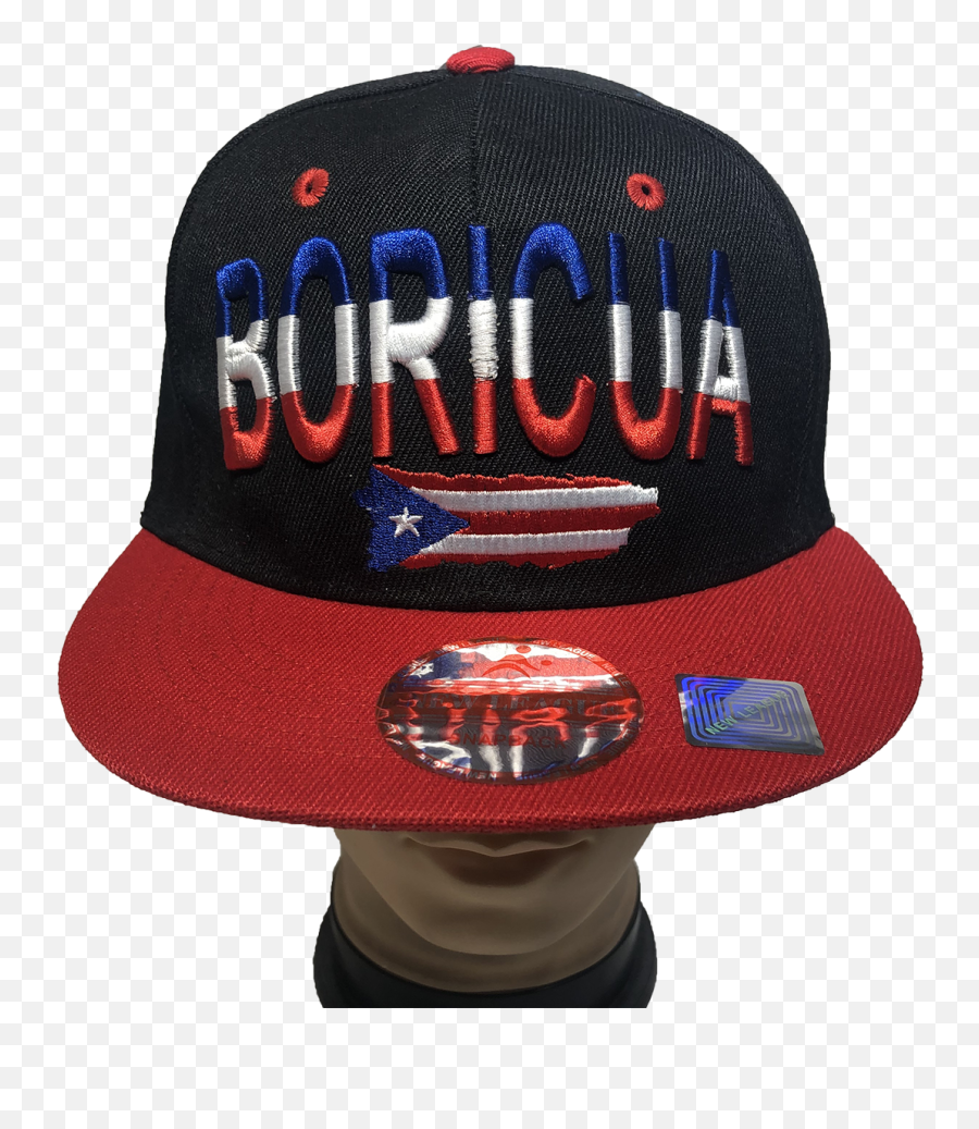 Boricua Puerto Rico Flag Embroidered Snapback Adjustable Emoji,Puerto Rico Flag Png
