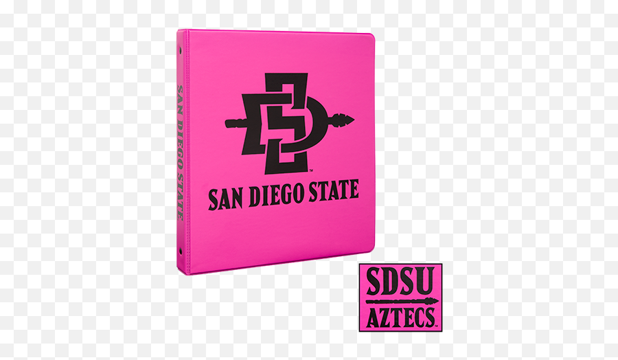 Sd Spear San Diego State 1 Binder - Horizontal Emoji,Sdsu Logo