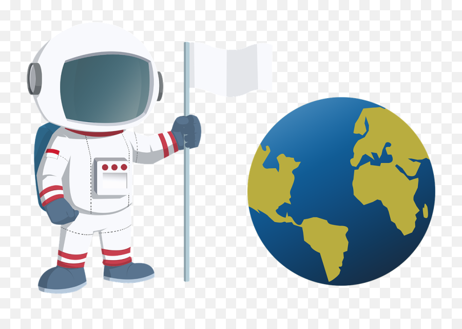 Astronaut Earth - Astronaute Clipart Emoji,Earth Clipart