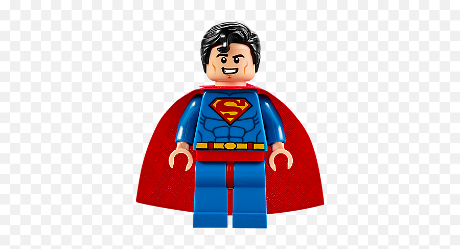 Lego Dc Comics Super Heroes Minifigure - Superman Lego Emoji,Superman Clipart