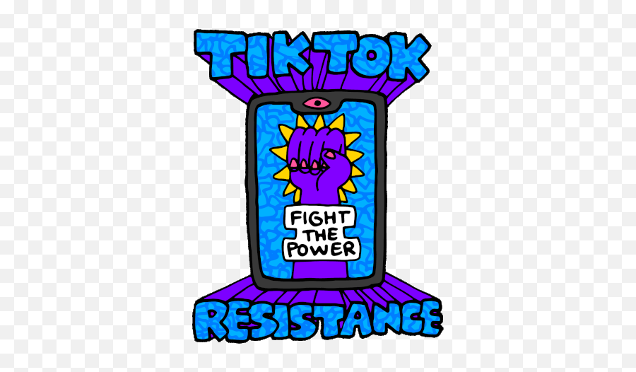 Tiktok Tik Tock Gif - Language Emoji,Blue Tiktok Logo