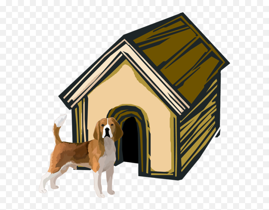 Things Outside The House - Dog Outside Dog House Png Emoji,Outside Clipart