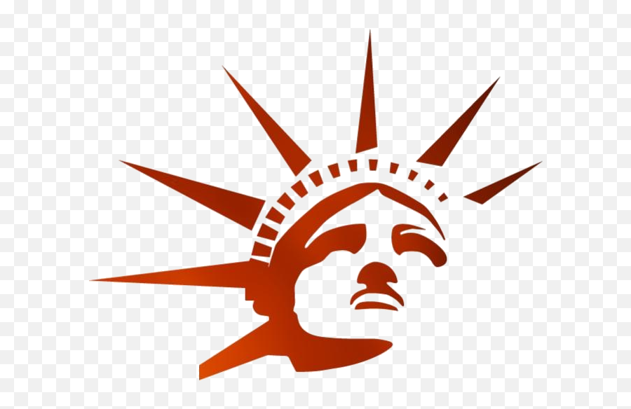 Transparent Statue Liberty Crowned Head Png For Free - Clip Art Statue Of Liberty Svg Emoji,Head Png