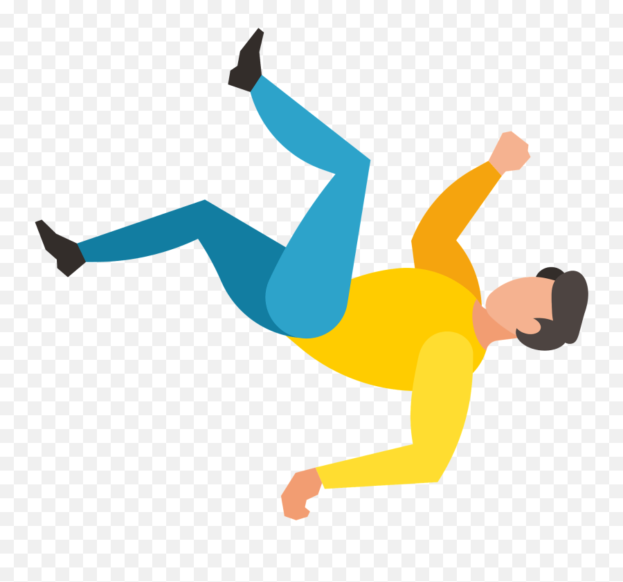 Falling Man Clipart - Man Falling Clipart Png Emoji,Falling Clipart
