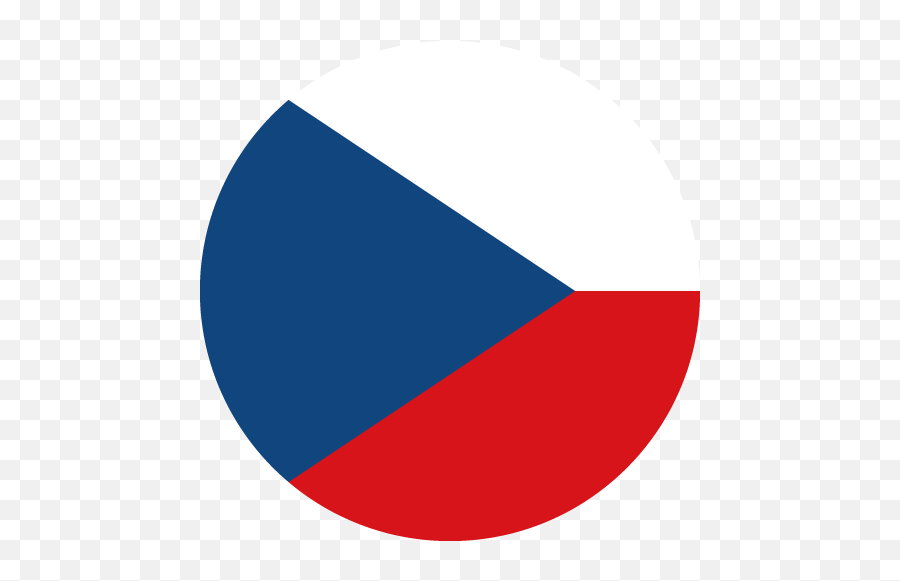 Vector Country Flag Of The Czech Republic - Circle Vector Emoji,Cz Logo