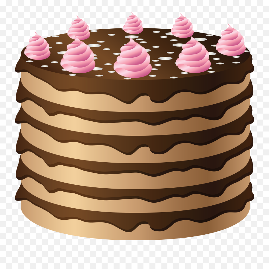 Download Banner Transparent Library Chocolate Cake Clipart Emoji,Free Birthday Cake Clipart