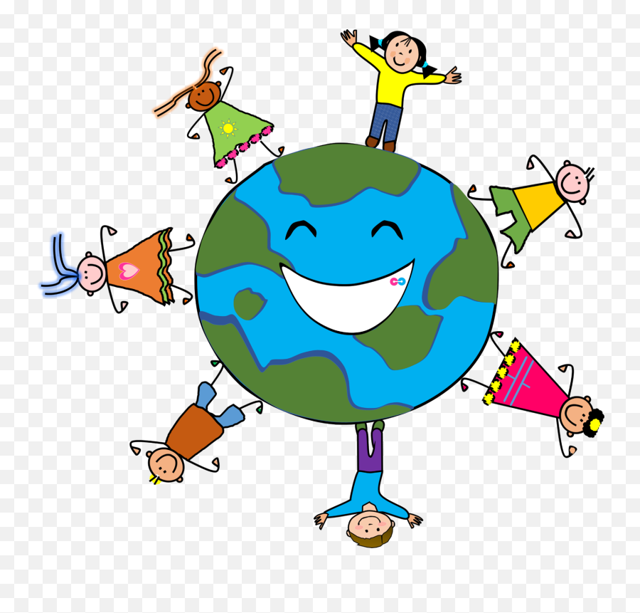 Earth Clipart Transparent Png Image - Kids Earth Clipart Emoji,Earth Clipart
