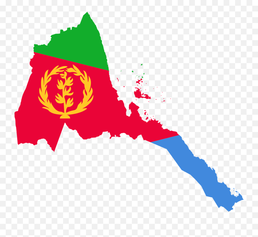 Eritrea Flag Map - Free Vector Graphic On Pixabay Emoji,Blank Flag Png