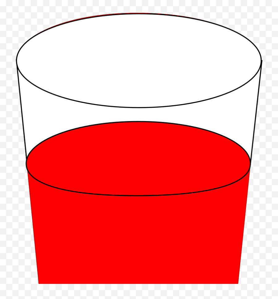 Red Cup Of Water Svg Vector Red Cup Of Water Clip Art - Svg Emoji,Hydration Clipart