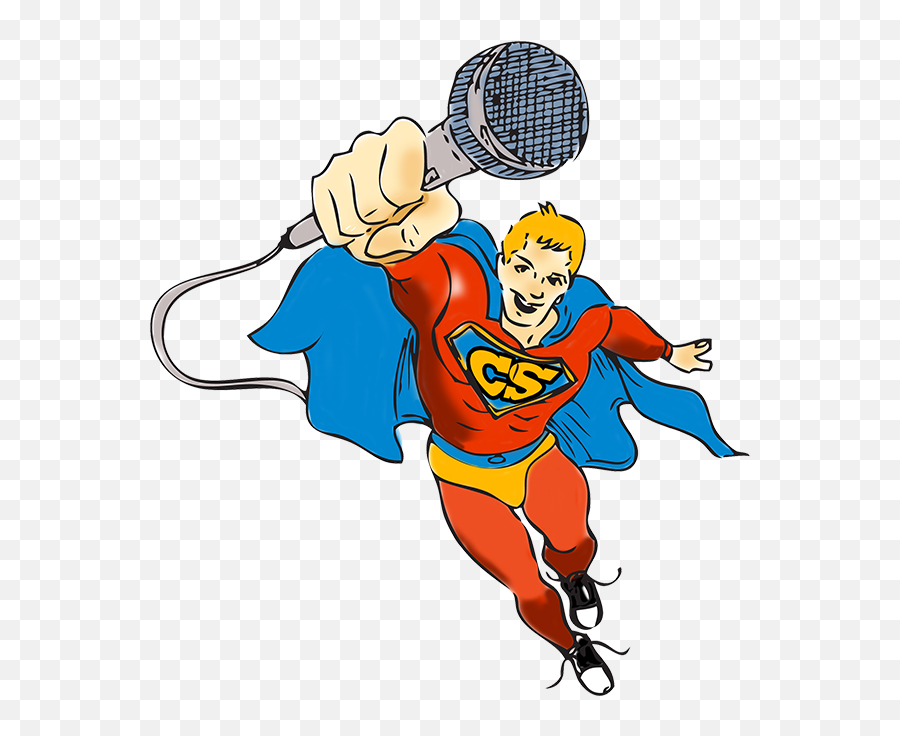 Personality Radio Simplified - Content Superhero Emoji,Superhero Logo