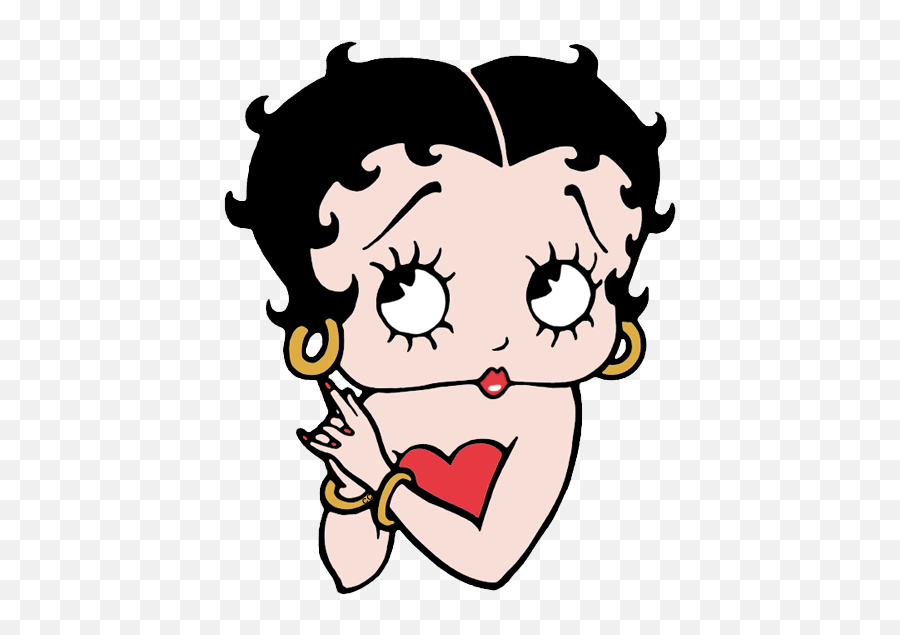 Download Hd Nurse Clipart Face - Betty Boop Clip Art Betty Boop Emoji,Nurse Clipart