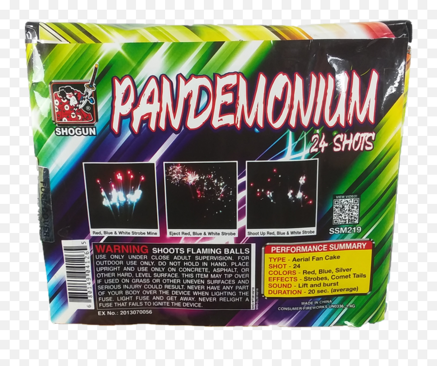 Wholesale Fireworks - Pandemonium Case 41 Fireworks Plus Firecracker Emoji,Fireworks Transparent
