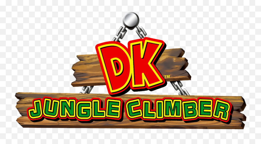 Gallerydk Jungle Climber - Super Mario Wiki The Mario Donkey Kong Jungle Climber Logo Emoji,Dk Logo