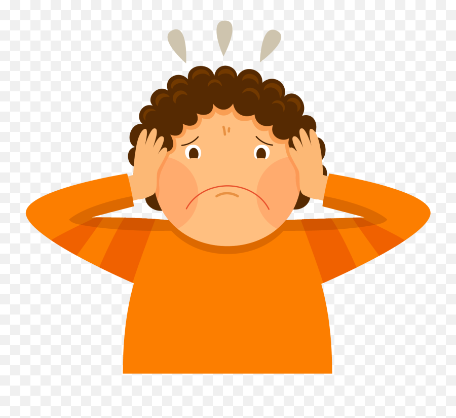 Download Anxious Child - Anxiety Cartoon Png Emoji,Anxiety Clipart