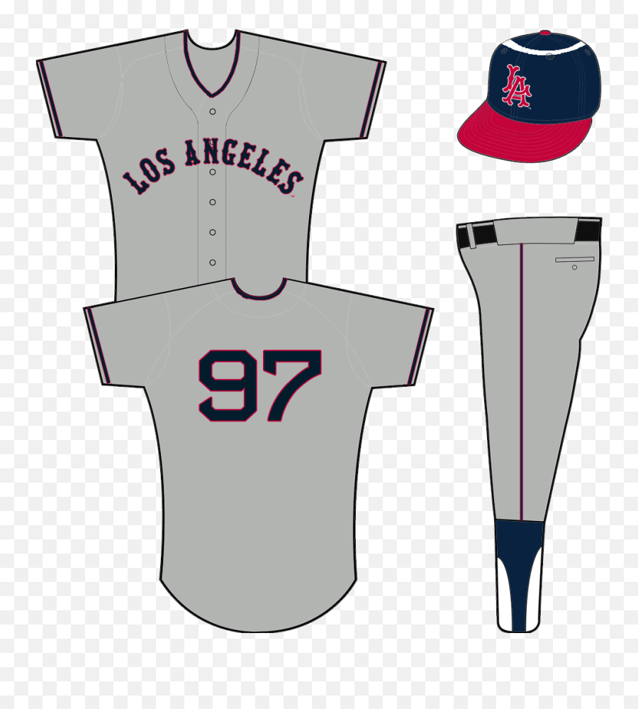 Los Angeles Angels Road Uniform - American League Al 2001 White Sox Uniforms Emoji,Angels Baseball Logo