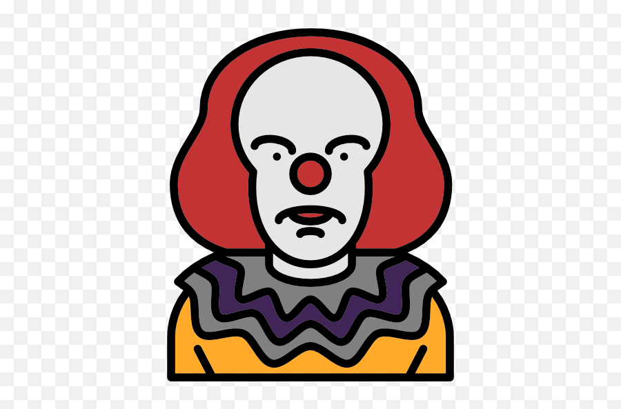 Evil Clown It Clip Art - Clown Png Download 512512 Free Clown Animasi Emoji,Clown Transparent