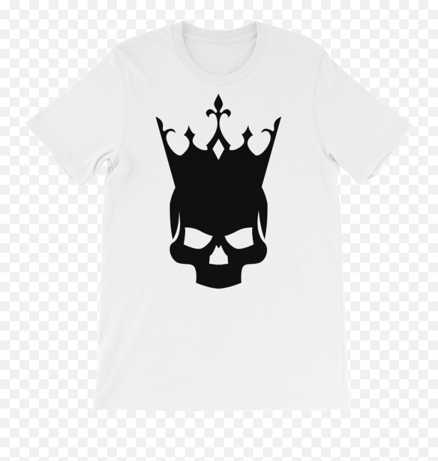 Unisex Short Sleeve - Dark King King Of Games Emoji,Crown Silhouette Png
