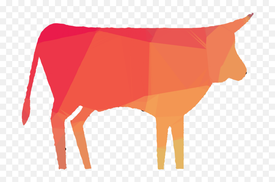 Orange Clipart Cattle Ox Clip Art - Animal Figure Emoji,Cow Png