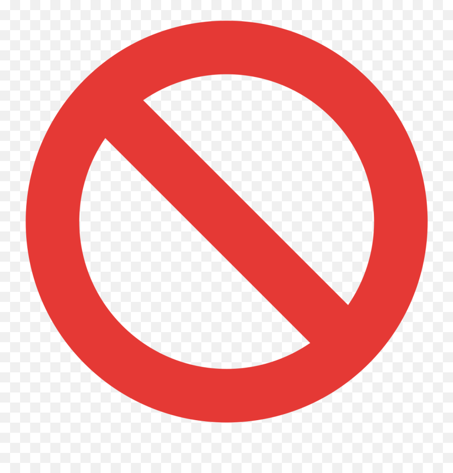 Fileeo Circle Red Not - Allowedsvg Wikimedia Commons No Sign Clipart Emoji,Do Not Sign Png