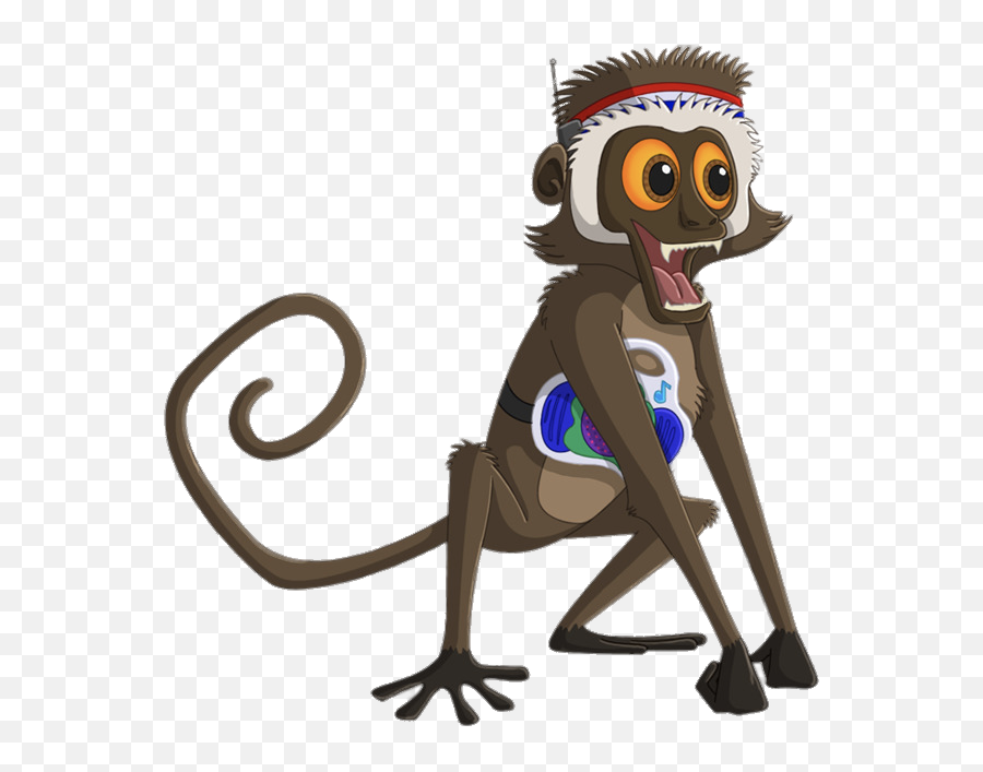 Chance Of Meatballs Character Steve - Cloudy Of The Chance Of Meatball Steve Emoji,Monkey Transparent