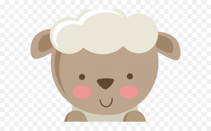 Baby Lamb Clipart - Sheep Face Clipart Emoji,Baby Lamb Clipart