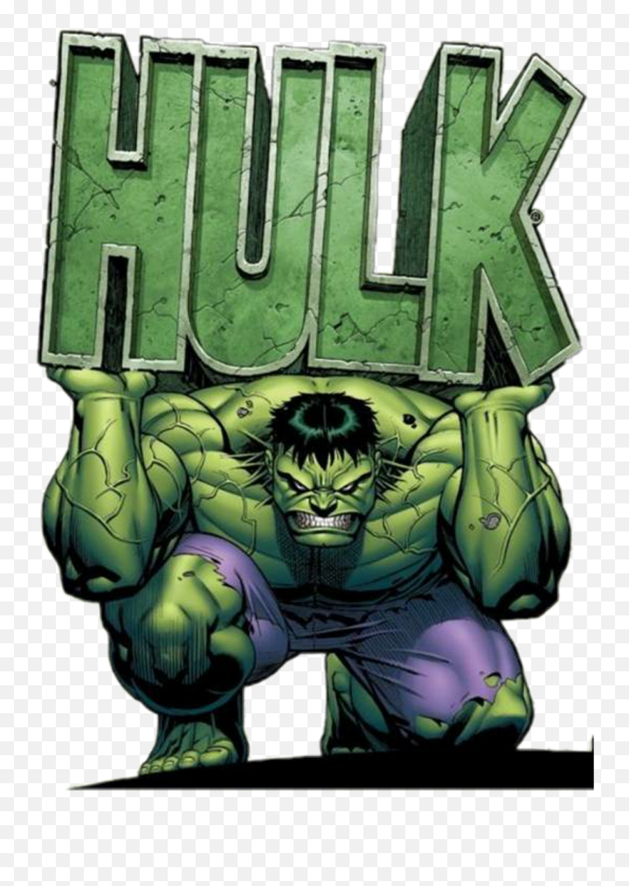 Download Hd Hulk Sticker - Marvel Adventures Hulk Marvel Adventures Hulk Emoji,Hulk Transparent