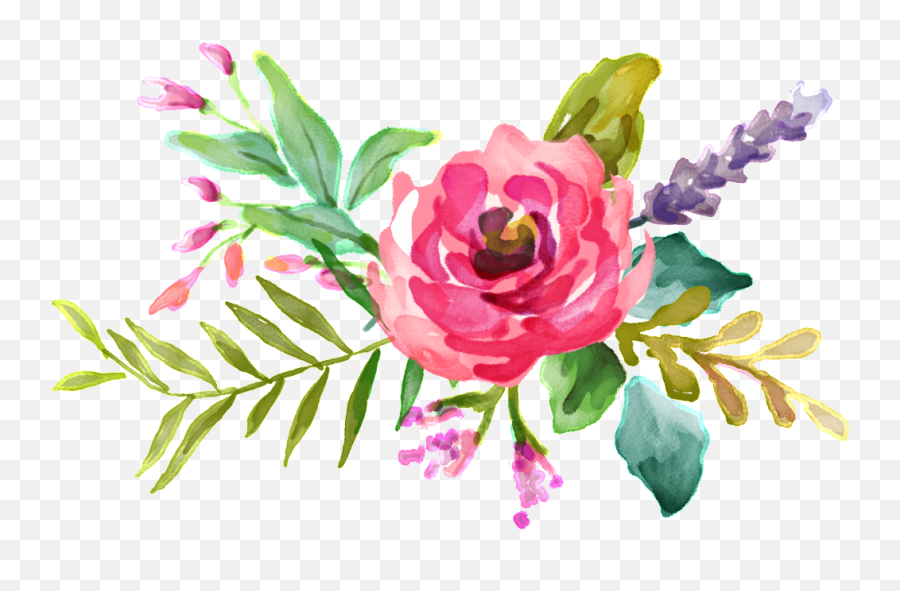 Water Color Flower Free Png Png Play Emoji,Transparent Watercolor Flowers
