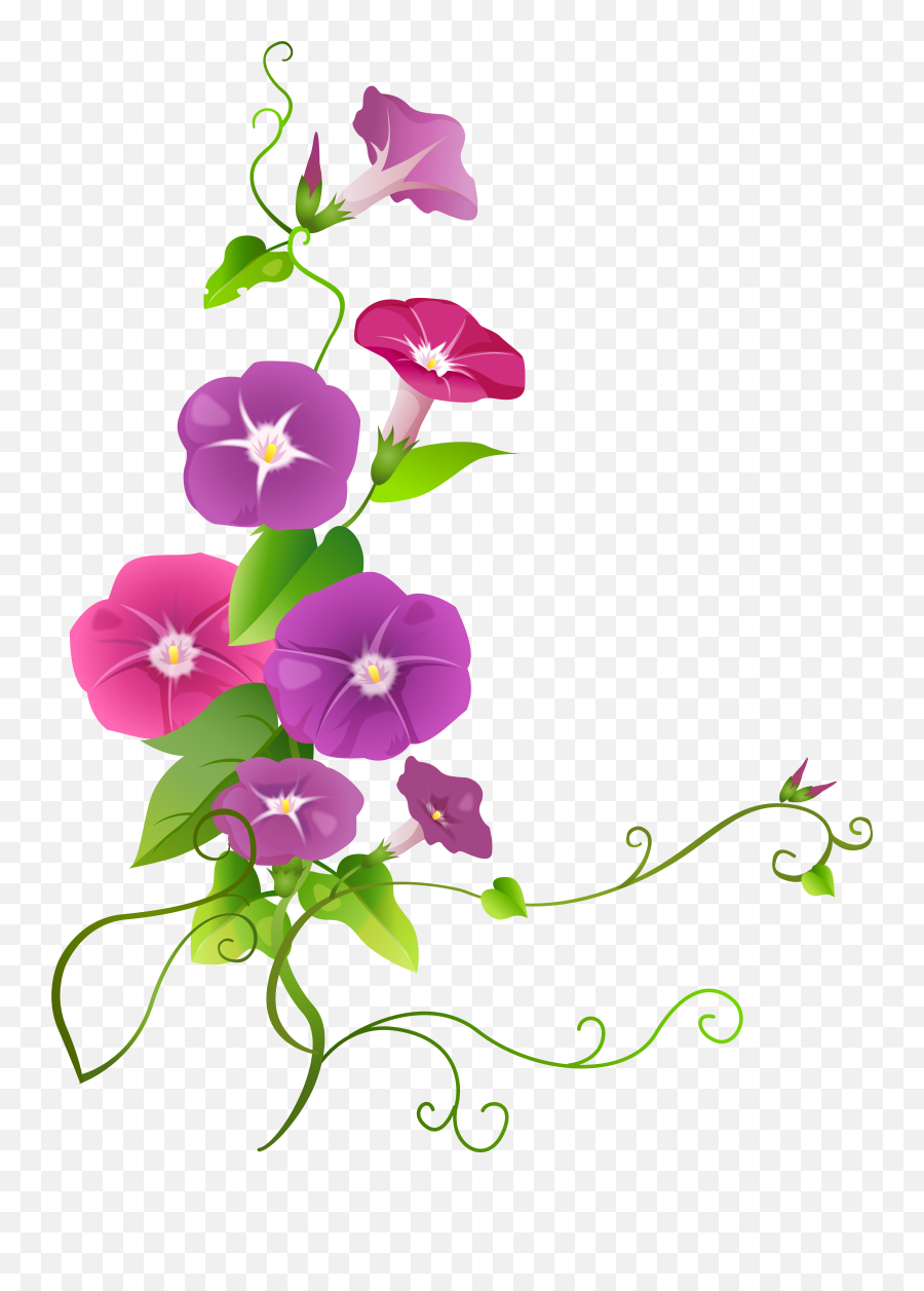 Flower Border Clipart Png Hd - Decorative Emoji,Flower Border Clipart